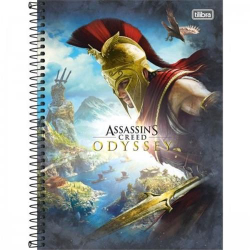 Menor preço em Caderno Tilibra Espiral Capa Dura Universitário 10 Matérias Assassin's Creed - 160 Folhas