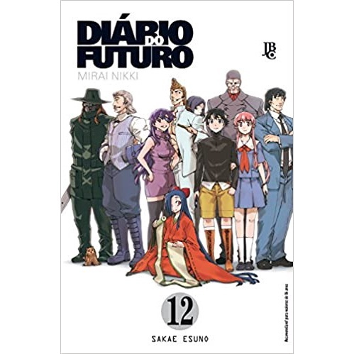 Kit 2 Mangás Diário Do Futuro Mirai Nikki Vol 8 E 9 Lacrados