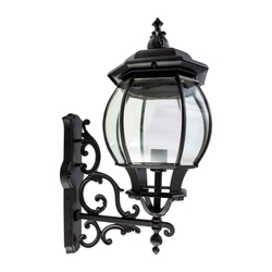 Arandela Colonial Grande Alumínio Preta Vintage 68cm St1480 Menor preço em Arandela Colonial Grande Alumínio Preta Vintage 68cm St1480