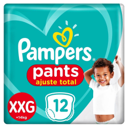 Fralda Pampers Descartável Pants Ajuste Total xxg - 12 unidades é boa?