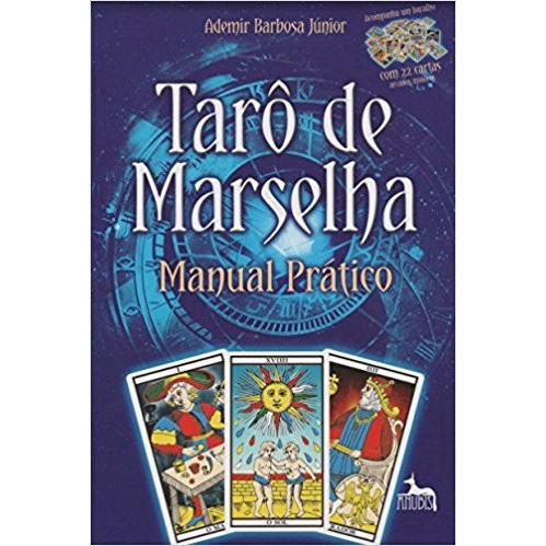 Baralho O Tarot Negro De Marselha Tarô 22 Cartas E Manual - Loja