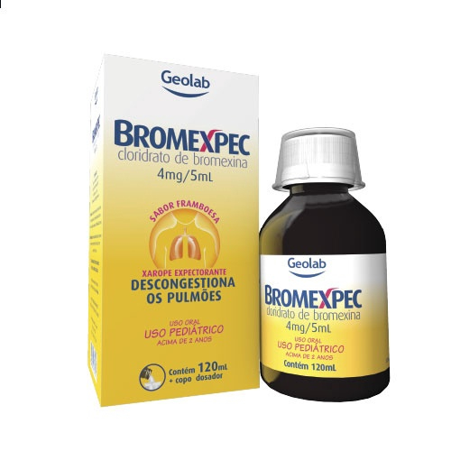 Comprar Cloridrato de Bromexina 4mg/5ml Xarope Pediátrico