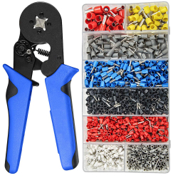 Ferrule Crimping Tool Kit Virola Alicate Crimper 1200Pcs Terminais de terminais de virolas de fio é boa?