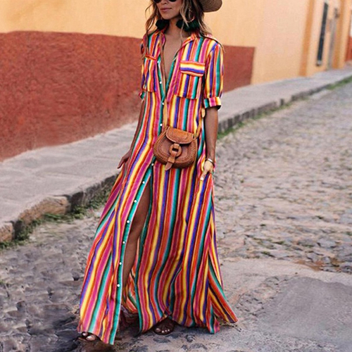 vestido estilo camisão plus size