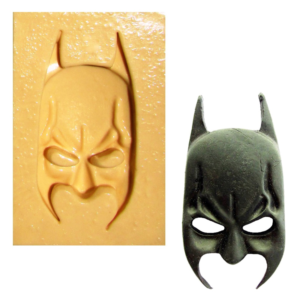 Molde de Silicone para Biscuit Casa da Arte - Modelo: Máscara do Batman  1368 na Americanas Empresas