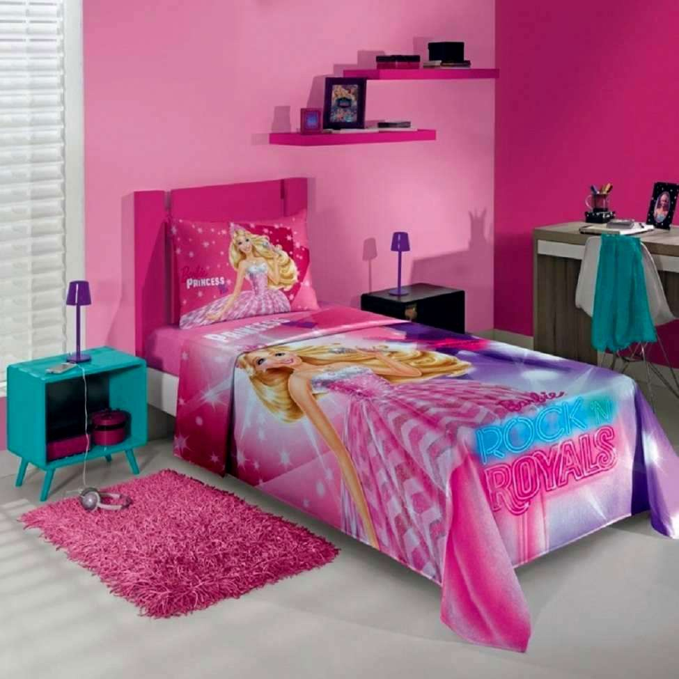 Jogo De Cama Solteiro Estampado Barbie Lepper 2 Pçs - Barbie