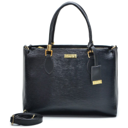 Bolsa Feminina Lorena Quadrada Grande de Mão e Transversal Preta 20025 - Duart's Menor preço em Bolsa Feminina Lorena Quadrada Grande de Mão e Transversal Preta 20025 - Duart's