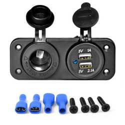 Dispositivo de carregamento USB Dual isqueiro de carro carro Carregador Adaptador de tomada é boa?