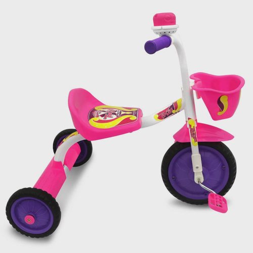 Triciclo Motoca Infantil Ultra Bikes Pro Tork Menina Rosa