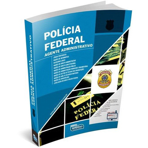 Livro Polícia Federal Agente Administrativo No Shoptime