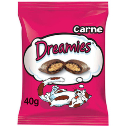 Petisco Dreamies para Gatos Adultos e Filhotes Sabor Carne - 40g - 1 unidade Menor preço em Petisco Dreamies para Gatos Adultos e Filhotes Sabor Carne - 40g - 1 unidade