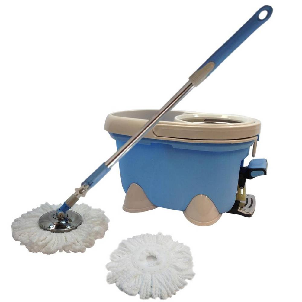 Balde Spin Mop Centrifugador Com Esfreg O Azul Submarino