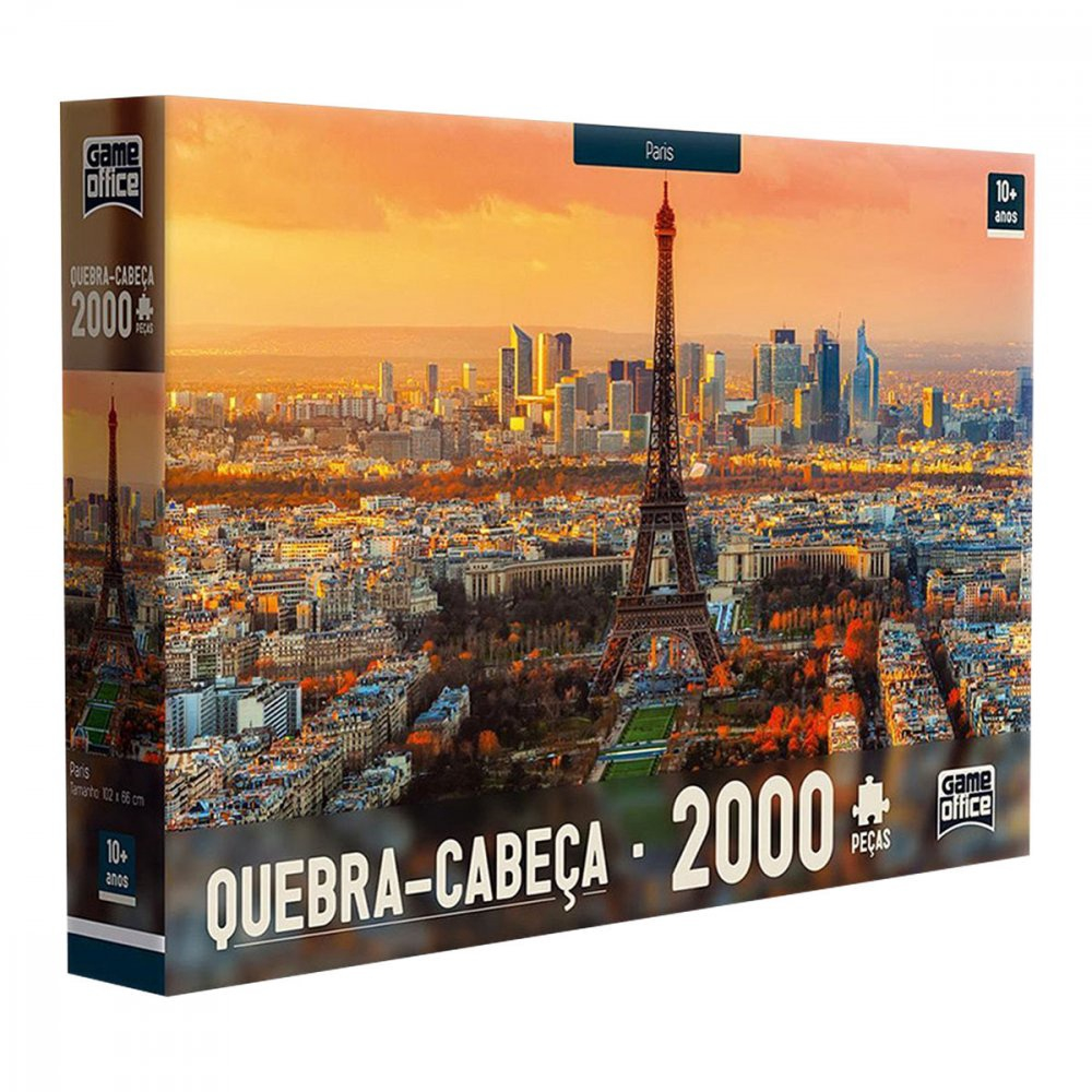 Quebra-cabeça Game Office Paris de 1000 peças