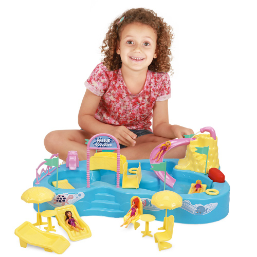 Parque Aquatico Infantil Homeplay Estilo Polly Pocket Menina Xplast - Tem  Tem Digital