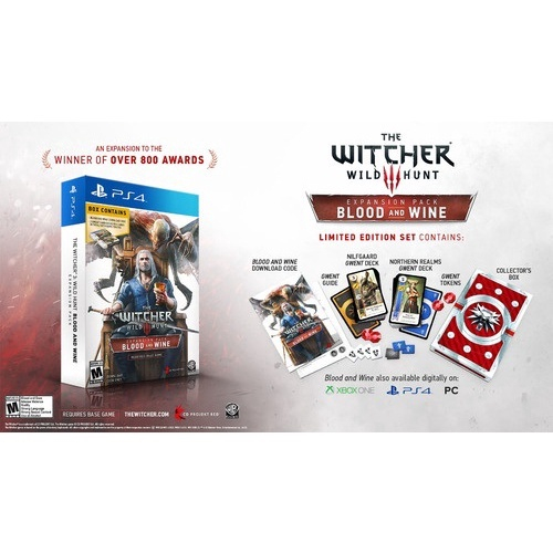 Pacote de Expansão The Witcher 3 Wild Hunt: Blood and Wine - PS4