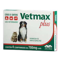 Vermífugo Vetnil Vetmax Plus 700 mg 4 Comprimidos é boa?