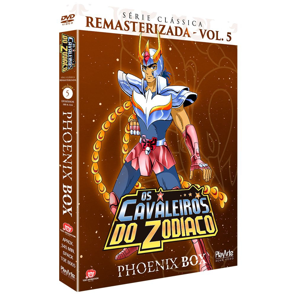 Dvd - Os Cavaleiros Do Zodíaco - Série Clássica Remasterizada - Phoenix ...