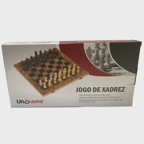 Jogo Xadrez Dobrável Em Madeira Tabuleiro Profissional em Promoção na  Americanas