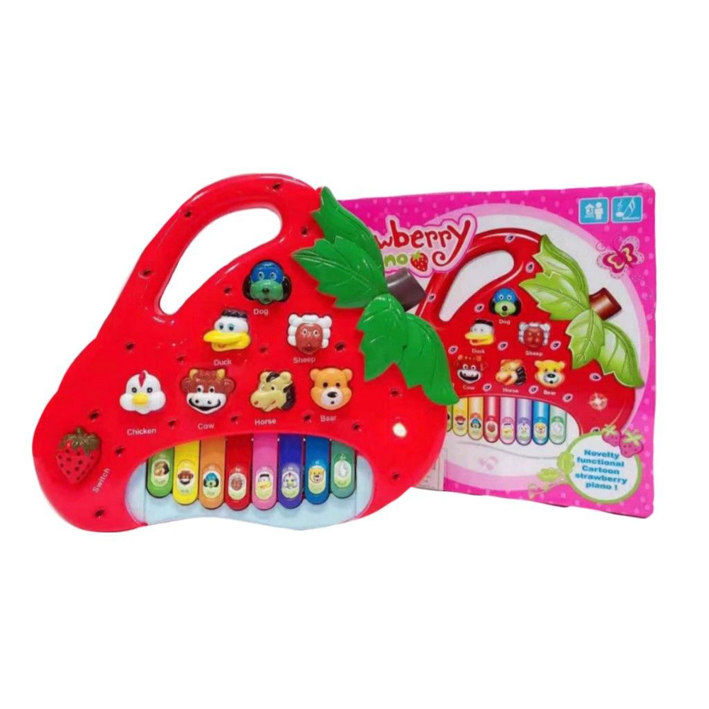 Piano Infantil Teclado Musical Bebê Ia Ia O Bichos - R$ 59,8