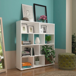 Estante para Livros com 10 Nichos Artely Branco é boa?