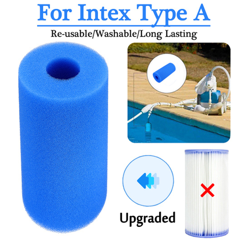 200 100mm Lavavel Reutilizavel Piscina Azul Cartucho De Esponja De Espuma De Filtro Para Intex Tipo A Nas Americanas