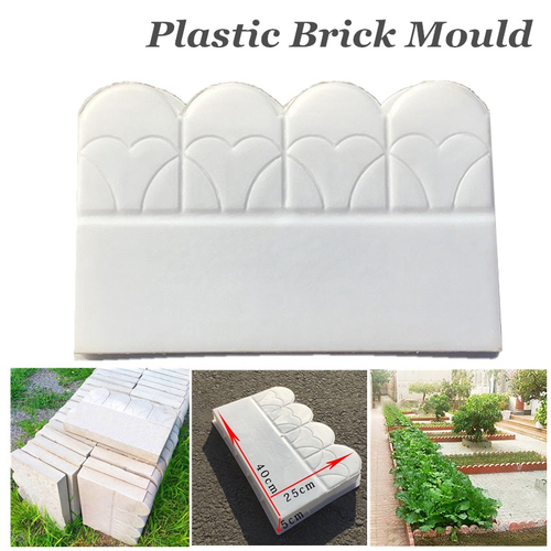 Diy Cerca Flor Concreto Molde Piscina Patio Plastico Tijolo Jardim Buraco Arvore Molde Decoracao Nas Americanas