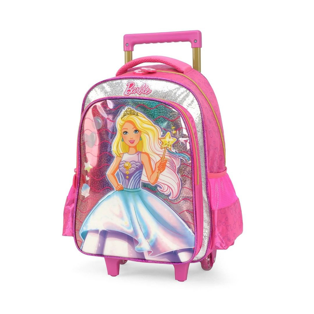 Mochila G Barbie Princesa Popstar Rosa Ref.62504 - MP Brinquedos