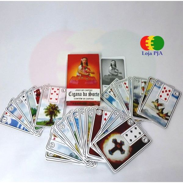 Tarot Baralho Cigano Da Sorte C/ Manual Com Manual (oferta)