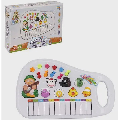 Tabele Teclado Musical Baby Com Musicas Sons De Animais Infantil