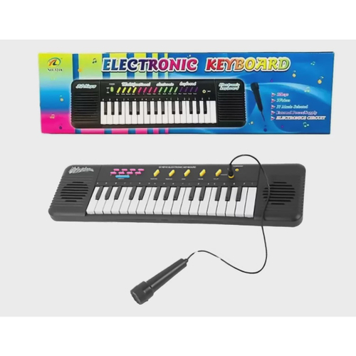 Teclado Piano Com Microfone Infantil Forte Infantil Original