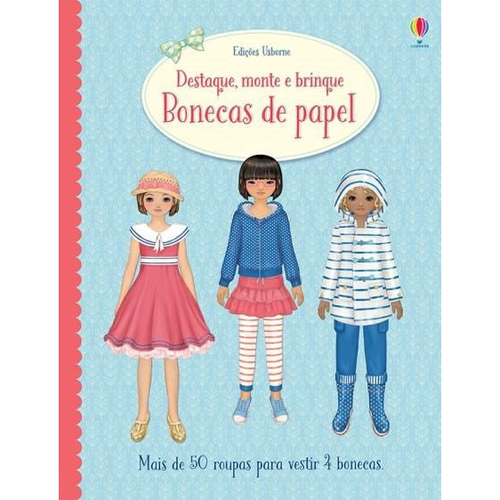 Livro - Bonecas de papel : Destaque, monte e brinque em Promoção