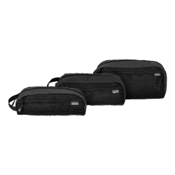 Kit 3 Necessaires Light Kit Trio Preto - Curtlo Menor preço em Kit 3 Necessaires Light Kit Trio Preto - Curtlo