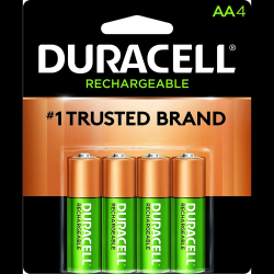 Pilha Recarregável Duracell aa 2500mah 1.2v - C/4 - 10 Anos Menor preço em Pilha Recarregável Duracell aa 2500mah 1.2v - C/4 - 10 Anos
