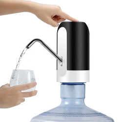 Bomba Elétrica Para Galão de Água Recarregável USB Preto Menor preço em Bomba Elétrica Para Galão de Água Recarregável USB Preto