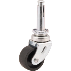 Rodízio giratório simples de nylon 30 x 13 mm encaixe cone - Vonder Menor preço em Rodízio giratório simples de nylon 30 x 13 mm encaixe cone - Vonder