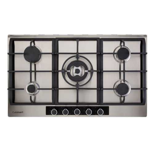Cooktop 5 Bocas Cuisinart Inox - Casual Cooking - Gás 220v - P950stxl