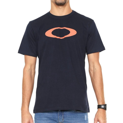 Camiseta Oakley O-Ellipse Masculina - Cinza