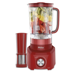 Menor preço em Liquidificador plq Vermelho 1200W Philco 110V