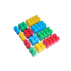 Blocos Gigantes Coloridos Para Montar - Kit Com 50 Blocos Menor preço em Blocos Gigantes Coloridos Para Montar - Kit Com 50 Blocos