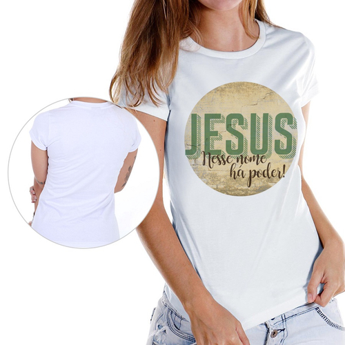 T shirt best sale feminina evangelica