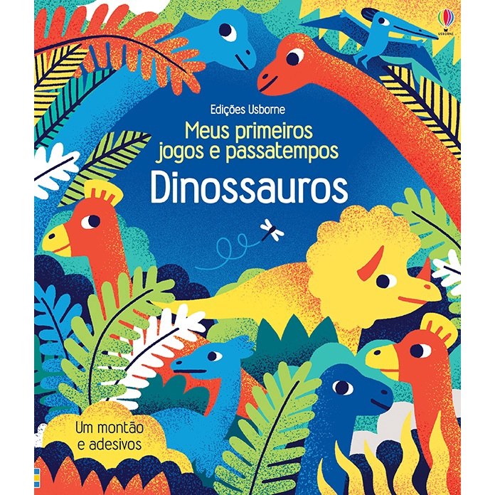 Dinossauros: Livro com joguinhos