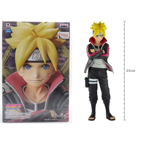 22cm Anime Naruto Action Figure Uzumaki Boruto Naruto Pai Filho