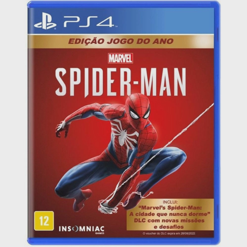 Jogo Homem Aranha - Spider-man - Ps4 - Mídia Física