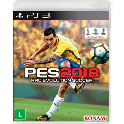 PES 2018 PT-BR Pro Evolution Soccer 18 FUTEBOL Jogos Ps3 PSN