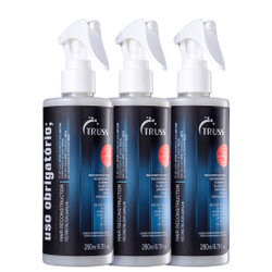 Truss Uso Obrigatório - Tratamento Reconstrutor 3x260ml Menor preço em Truss Uso Obrigatório - Tratamento Reconstrutor 3x260ml