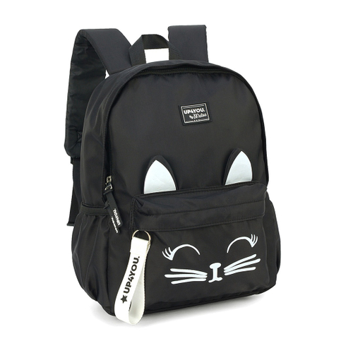 Mochila Feminina Gatinho Moow Com Orelhinhas