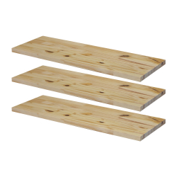 Kit 3 Prateleiras Estante 60x20 Madeira Painel Pinus + Suporte Invisível é boa?
