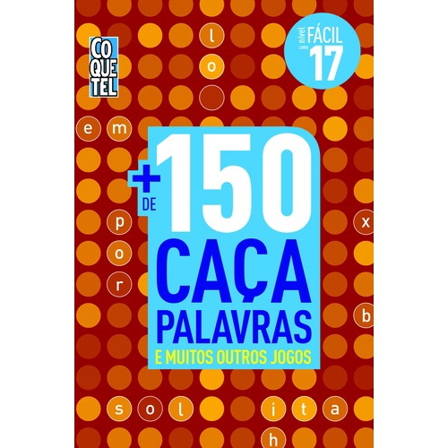 Coquetel + de 150 Caça-Palavras, Fácil