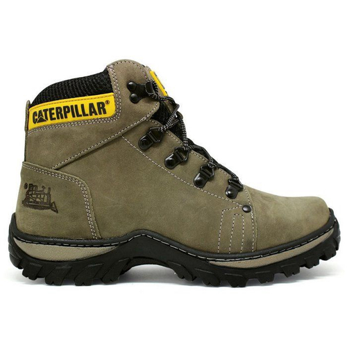 Bota Caterpillar Robust em Couro - Cinza em Promoção na Americanas