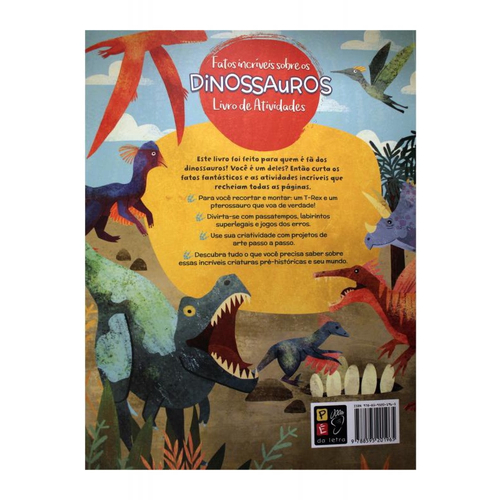 Dinossauros: livro com joguinhos em Promoção na Americanas